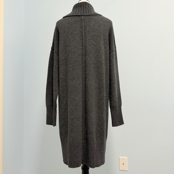 Sundance SONJA CASHMERE DRESS charcoal Size XL - Picture 4 of 9
